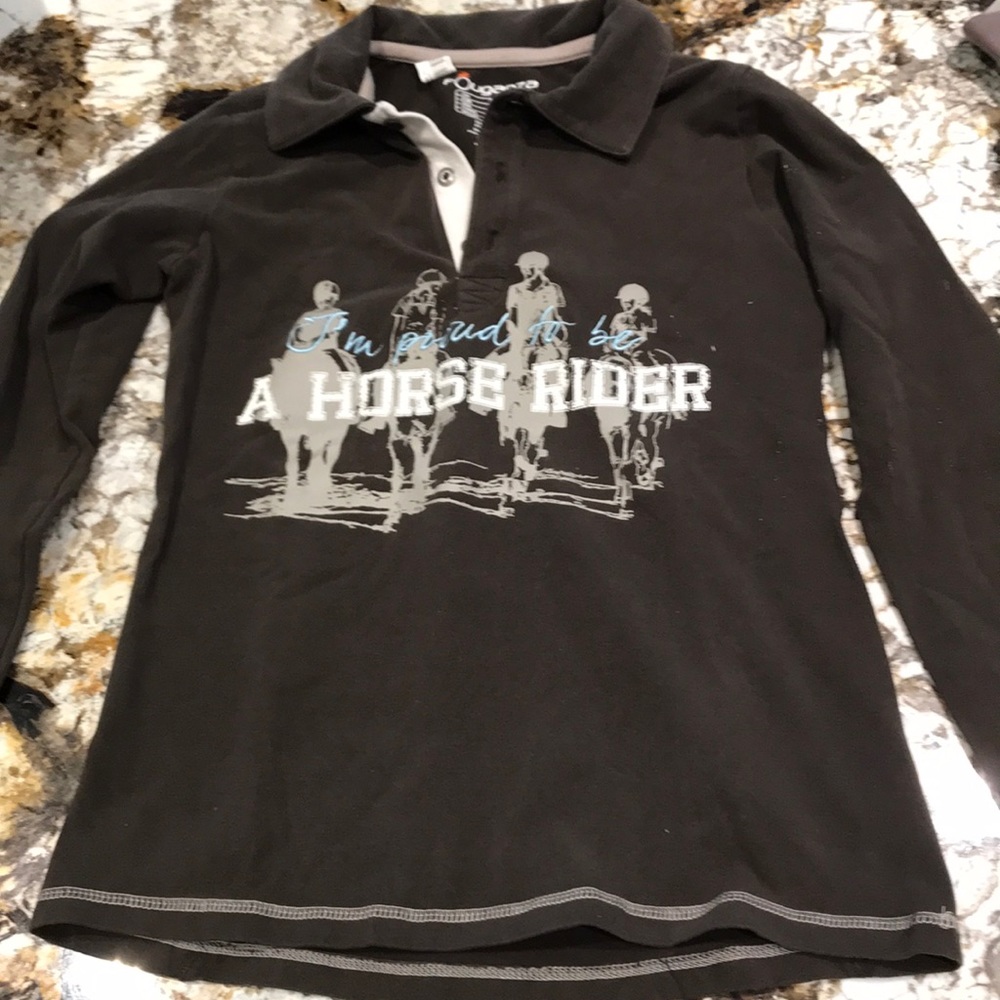 Horseback riding long sleeve shirt